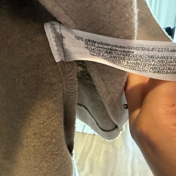 Zara - Women's Hooded Beige Coat - Picture 6 of 6